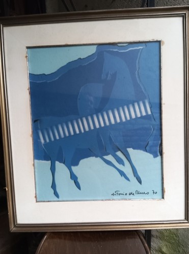 Quadro muro olio su tela - de,