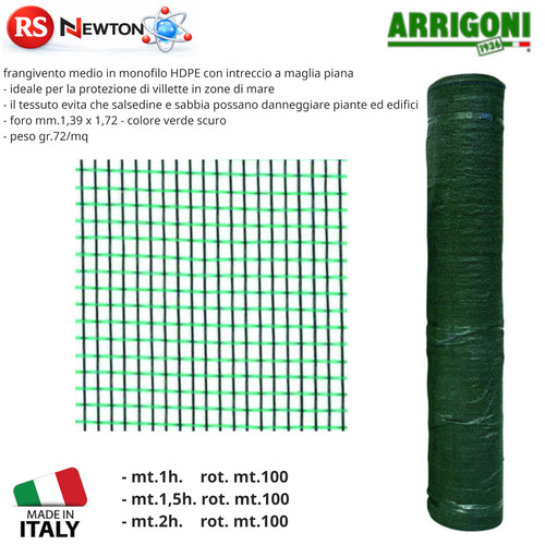 Rete frangivento verde scuro - rete,