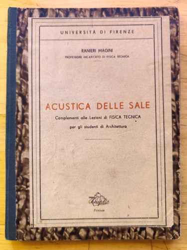 Acustica delle sale - , fisica