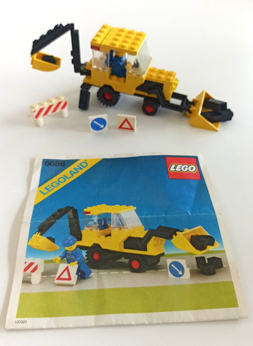 Lego 6686 backhoe - 6686,