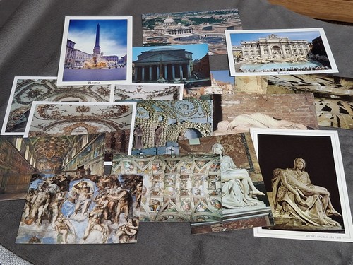 Lot vintage postcards - of,