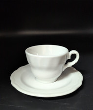 X12 Tazzine Caffè Ancap Porcellana Bianca 12 Pezzi