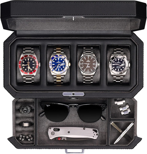 Caja cuero para relojes - 4,