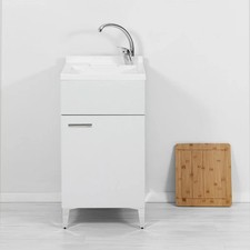 Mobile lavatoio bianco 45x50