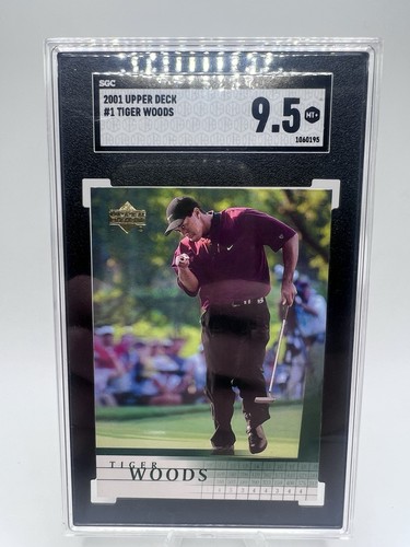 2001 upper deck tiger woods - 2001, #1