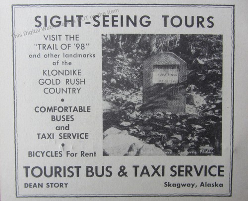 1946 pubblicità tourist bus - tourist,