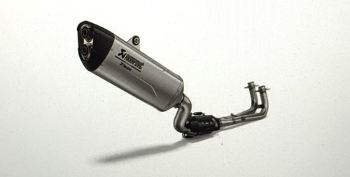 Scarico akrapovic completo - scarico, in