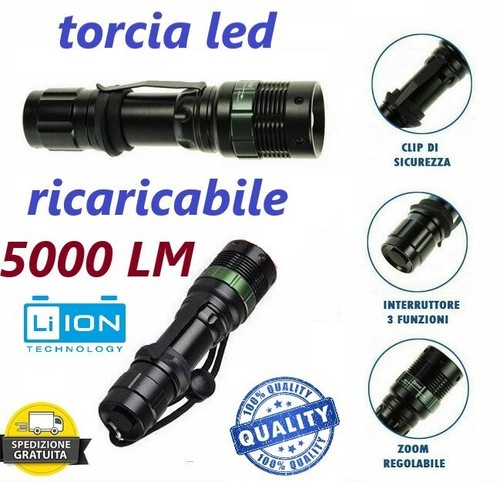 Potente torcia led - potente, cree