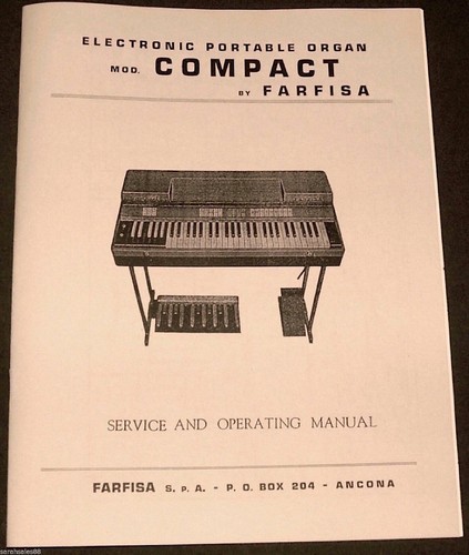 Farfisa compact organ - compact,
