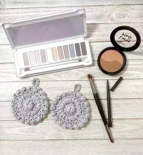 Pouf trucco riutilizzabile spa - pouf,