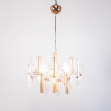 LAMPADARIO SEI LUCI METALLO