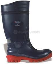 STIVALE ANTINFORTUNISTICO DA LAVORO X L'EDILIZIA COFRA TYPHOON BLUE/RED S5 SRC