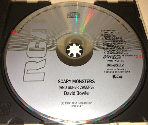 David bowie scary monsters - bowie,