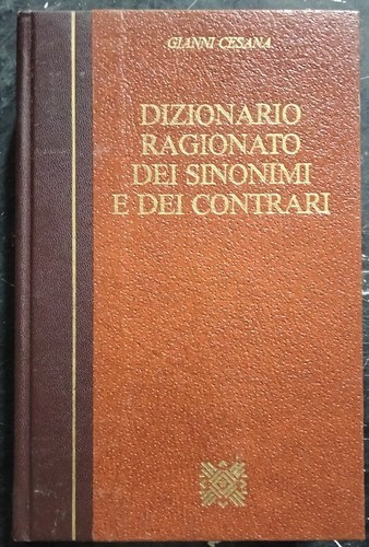 Libro dizionario ragionato - libro,