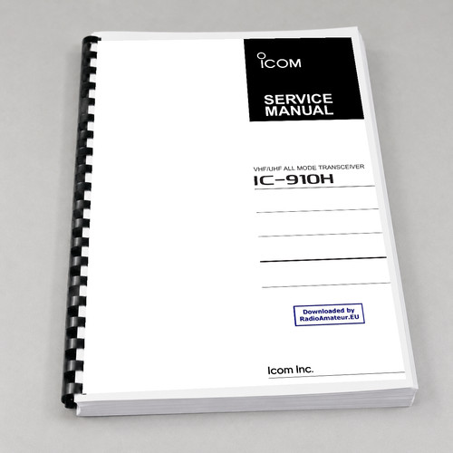 Icom 910h manuale di - manuale,