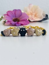 Bracciale Morellato Oro Con Drop Silicone Stella Gufo&Cuori