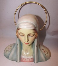 Rara statuina vintage  Arturo Pannunzio statua Madonna Madre Maria ceramica