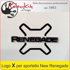 Coppia adesivi Logo a X per