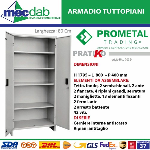 Armadio tuttopiani metallo - tuttopiani,