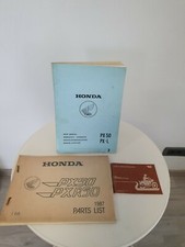 Manuale officina Honda PX50 PXR PXL 50 + catalogo ricambi + uso e manutenzione