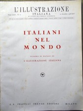 L'Illustrazione Italiana 22 Dicembre 1935 Speciale Italiani nel Mondo Arte Genio