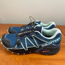 Salomon Speedcross 4 scarpa da trail running donna allenamento blu verde acqua W9