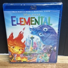 NEW Elemental (Blu-ray, DVD