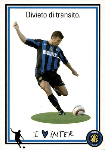 Cartolina calcio calciatore
