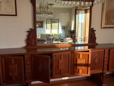 Credenza con specchiera stile neorinascimento  (314×54x205) (specchio 203x8x121)