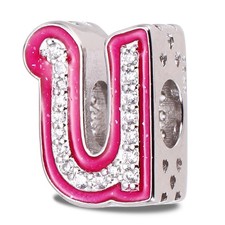 Charm lettera per bracciali - charm,
