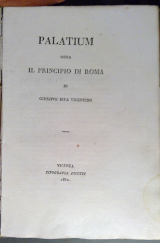 Giuseppe riva vicenza 1830 - riva,