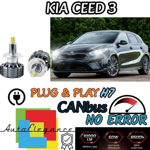 Kit led kia ceed - 3, 6500k
