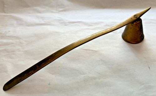 Snuffer candela ottone vintage