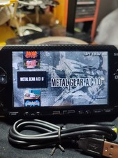 Console SONY PSP Modello Fat 1004 Nero Cavo Ricarica, batteria e MOD 6.61 inf
