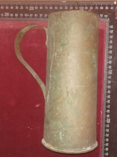 Vaso trench art brocca - trench-art, in