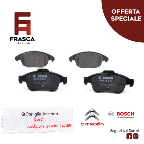 Pastiglie freno anteriori - pastiglie,