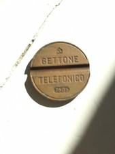 Gettone telefonico con segno - gettone,