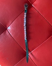 cavigliera o bracciale braccialetto in pelle fiori fatta a mano Donna