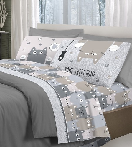 Completo letto happy cat 100 - happy,