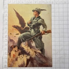 Cartolina Collezione 6 Reggimento Alpini Battaglione Verona Più Salgo Più Valgo