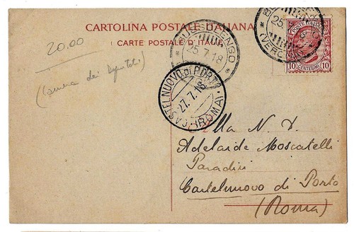 Cartolina postale franc da - cartolina, postale,