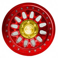 BEAXTURBO CNC 2,9'' Ruota di bloccaggio perline in alluminio per Axial SCX6 Trail Honcho oro 1/6