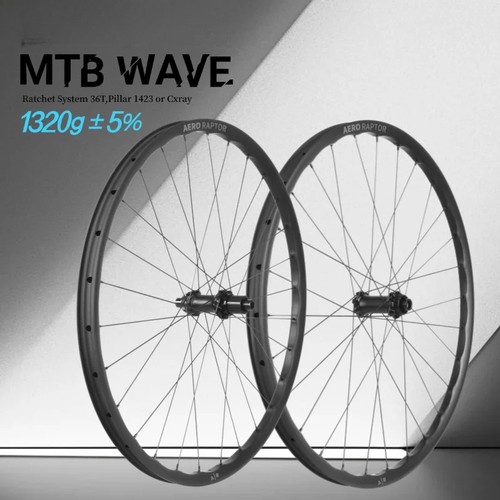 Set ruote mtb 29er - fibra, di