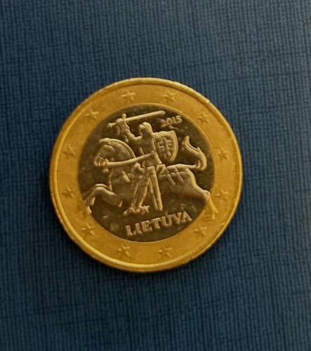Moneta lietuva 2015 - moneta, 1€