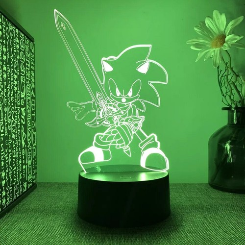 Lampe led sonic the hedgedog - lampe,