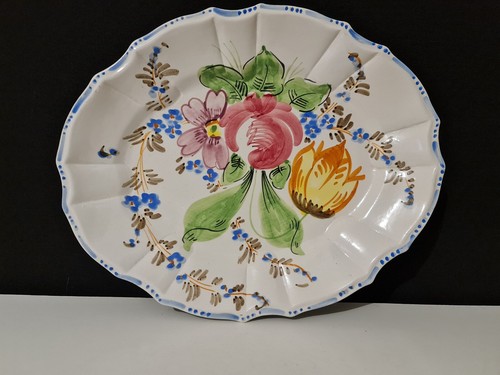 Ancien plat décoratif - , en