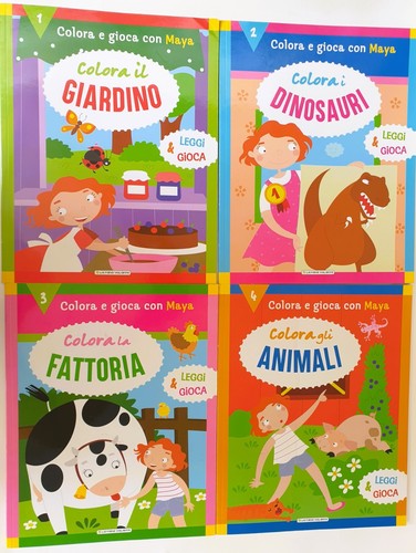 Colora gioca con maya - gioca,