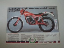advertising Pubblicità 1983 MOTO FANTIC TRIAL 240 PROFESSIONAL