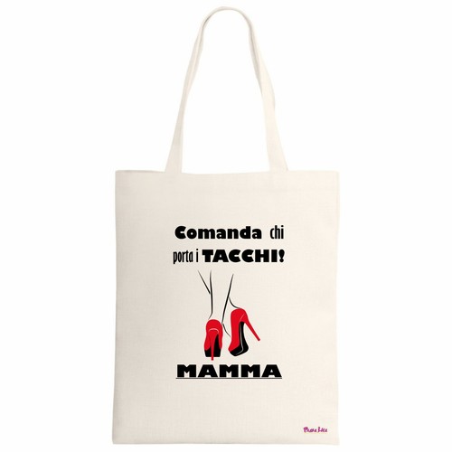 Borsa ecru 34x39 scritta - borsa,