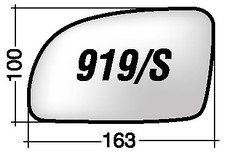 Piastra SPECCHIO RETROVISORE